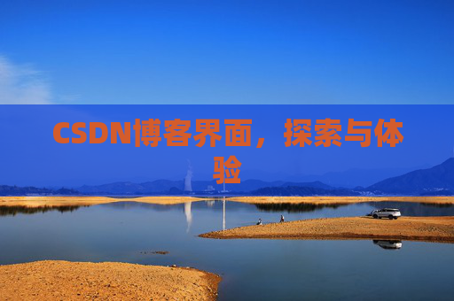 CSDN博客界面，探索与体验